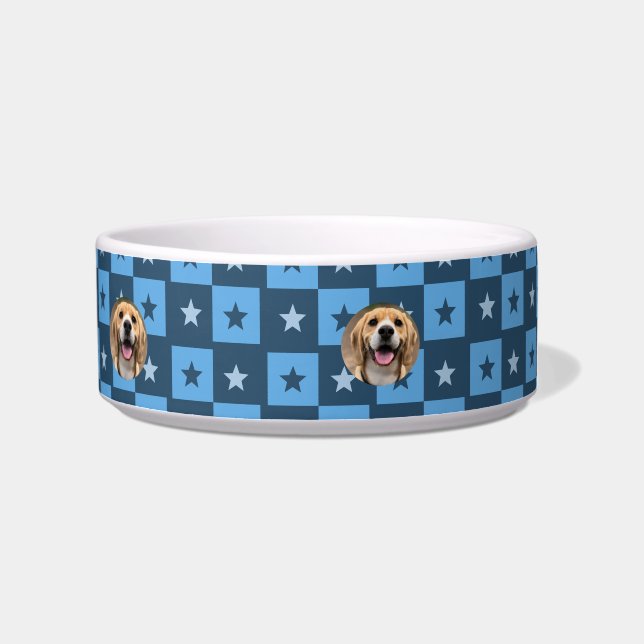 Niedlicher Personalisierter Mit Monogramm Hund Mam Napf (Rechts)