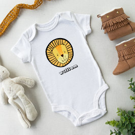 Niedlicher Personalisierter Name Baby Strampler
