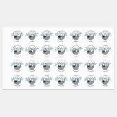 Niedlicher Personalisierter Name Etiketten (Blatt)