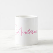 Niedlicher personalisierter Name Kaffeetasse (Mittel)