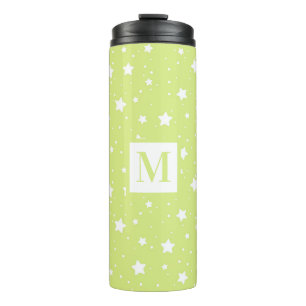 Niedlicher Personalisierter Pastel-Star-Muster Thermosbecher