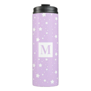 Niedlicher Personalisierter Pastel-Star-Muster Thermosbecher