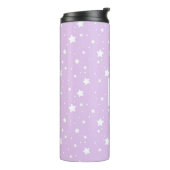 Niedlicher Personalisierter Pastel-Star-Muster Thermosbecher (Nach links gedreht)