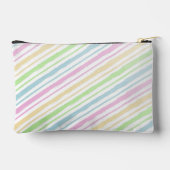 Niedlicher Personalisierter Pastell-Bleistiftkoffe Zubehörtasche (Rückseite)