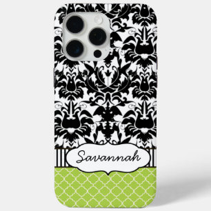 Niedlicher Personalisierter Peapod Limoner Streife iPhone 15 Pro Max Hülle