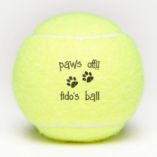 Niedlicher Personalisierter Pet-Name des Hauses Pa Tennisbälle