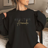 Niedlicher Personalisierter Realtor Broker Real An Sweatshirt
