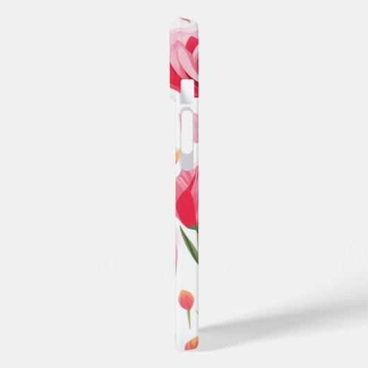 Niedlicher Personalisierter Rosa Frühling Case-Mate iPhone Hülle (Rückseite / Links)