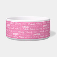 Niedlicher Personalisierter Rosa Name Typografie G