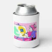 Niedlicher personalisierter Schlamm Dosenkühler (Kanne Vorderseite)