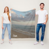 Niedlicher personalisierter Strand-Foto-Druck