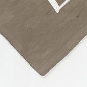 Niedlicher personalisierter Strand-Foto-Druck Fleecedecke (Ecke)