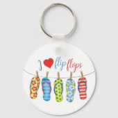 Niedlicher Personalisierter Strand Schlüsselanhänger (Vorderseite)