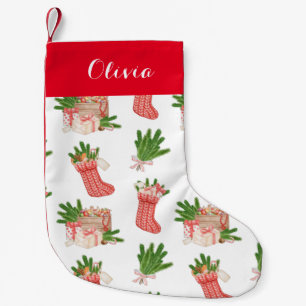 Niedlicher Personalisierter Strumpf Kleiner Weihnachtsstrumpf