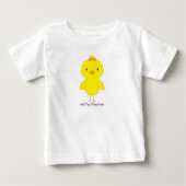 Niedlicher Personalisierter Text ankreuzen Baby T-shirt (Vorderseite)