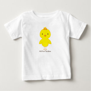 Niedlicher Personalisierter Text ankreuzen Baby T-shirt
