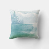 Niedlicher Personalisierter Urlaub am Elch Kissen (Rückseite)