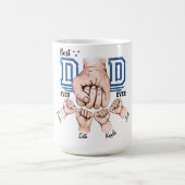 Niedlicher Personalisierter Vater Faustschlag Kaffeetasse (Mittel)