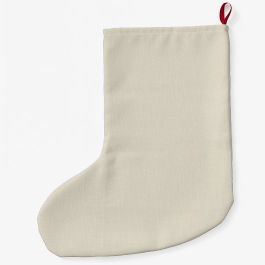 Niedlicher Personalisierter Wasserfarbenschneemann Großer Weihnachtsstrumpf (Rückseite)