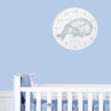 Niedlicher Personalisierter Watercolor Baby Whale