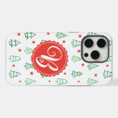 Niedlicher Personalisierter Weihnachtsbaum iPhone Hülle (Rückseite (Horizontal))