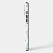 Niedlicher Personalisierter Weihnachtsbaum iPhone Hülle (Linke Seite)