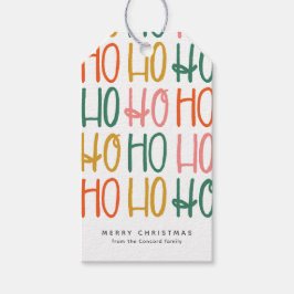 Niedlicher personalisierter Weihnachtsurlaub Geschenkanhänger