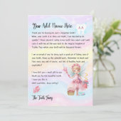 Niedlicher Personalisierter Zahnseilkrug für Kinde Einladung (Stehend Vorderseite)