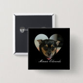 Niedlicher Pet-Button |Benutzerdefiniertes Foto un Button (Vorne & Hinten)