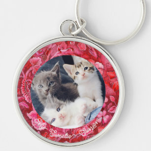 Niedlicher Pet Loss Beileid Cat Lover Keepake Schl Schlüsselanhänger