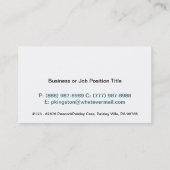 Niedlicher Pfau färbt nennende Karte Paisleys (Rückseite)