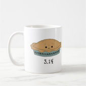 Niedlicher Pi-Tag 3.14 Kaffeetasse (Links)