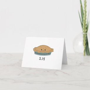 Niedlicher Pi-Tag 3.14 Karte