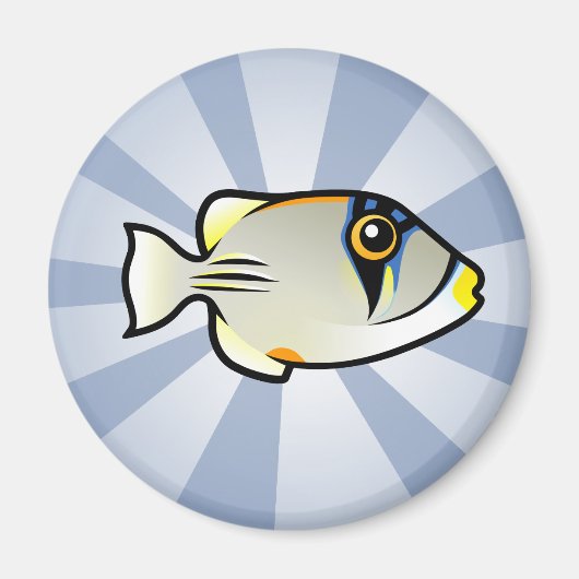 Niedlicher Picassofisch Magnet (Vorne)