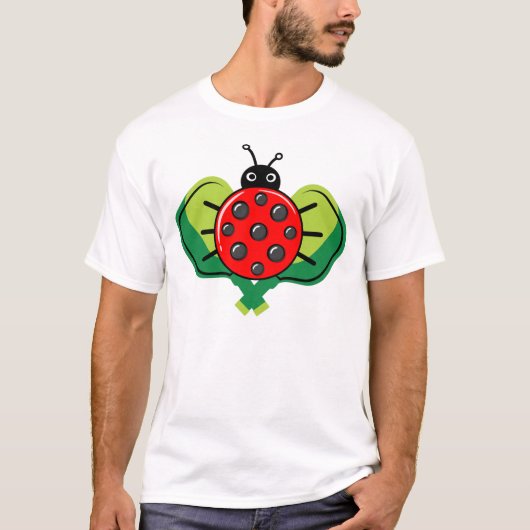 🐞 Niedlicher Pickleball Ladybug T - Shirt (Vorderseite)