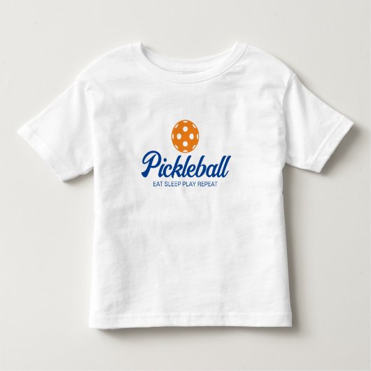 Niedlicher Pickleball-Sport im Shirt für Kleinkind (Vorderseite)