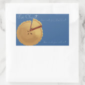 Niedlicher Pie Chart Sticker! Rechteckiger Aufkleber (Tasche)