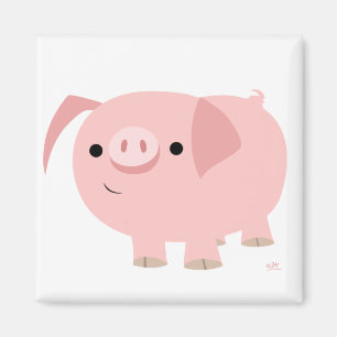 Niedlicher piggy Magnet