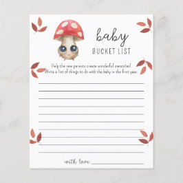 Niedlicher Pilz - Baby Eimer List Spiel