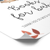 Niedlicher Pilz - Bücher für Kinderposter Poster (Ecke)