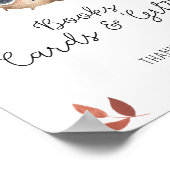 Niedlicher Pilz - Bücherkarten und Geschenke Poster (Ecke)