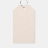 Niedlicher Pilz Erstgeburtstag Danke Geschenkanhänger (Rückseite)