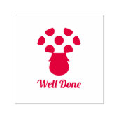 Niedlicher Pilz Gut Fertige Lehrer Briefmarke Permastempel (Design)