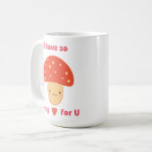 Niedlicher Pilz Kaffeetasse (Vorderseite Links)