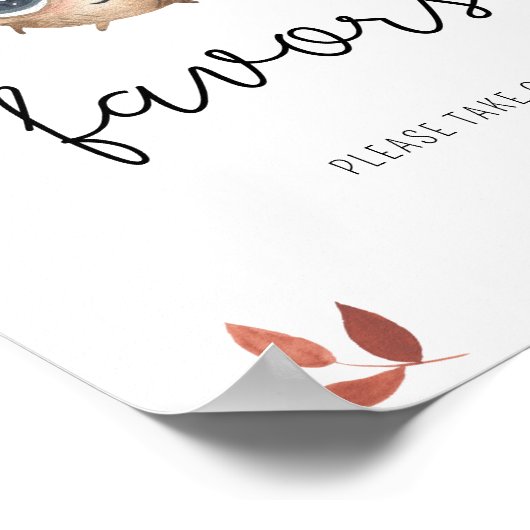 Niedlicher Pilz - Lieblings-Poster Poster (Ecke)