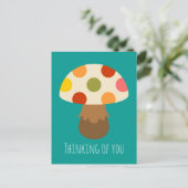 Niedlicher Pilz Postkarte (Stehend Vorderseite)