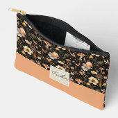 Niedlicher Pilz und Blume fallen Muster Zubehörtasche (Offen)