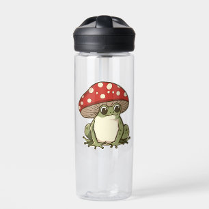 Niedlicher Pilzfrosch Trinkflasche