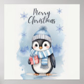 "Niedlicher Pinguin 2" Poster (Vorne)