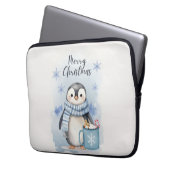 "Niedlicher Pinguin 3" Laptopschutzhülle (Vorderseite Links)